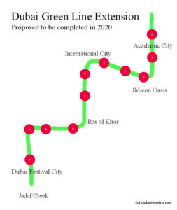 Dubai Metro Green line Extension